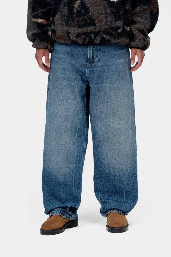 Carhartt Brandon Pant - Blue, Marble used wash Carhartt Brandon Pant - Blue, Marble used wash