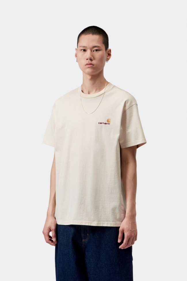 Carhartt S/S American Script T-Shirt - Natural