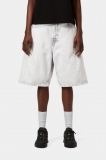 Carhartt Brandon Short - Black, Chalk wash