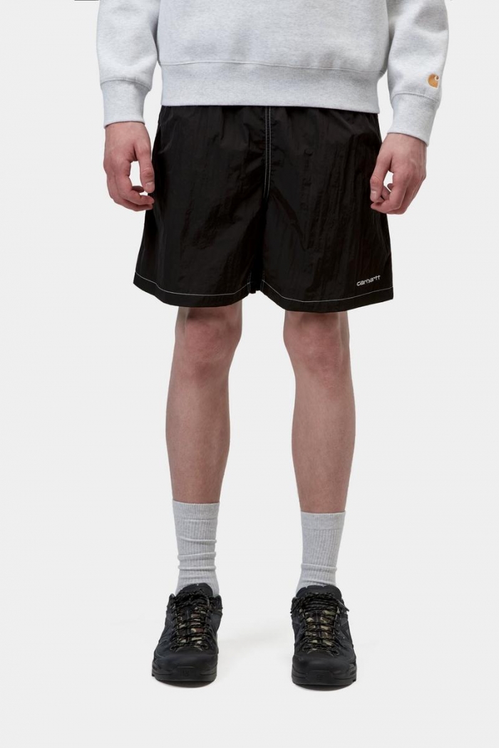 Carhartt Canby Swim Trunks - Black / White