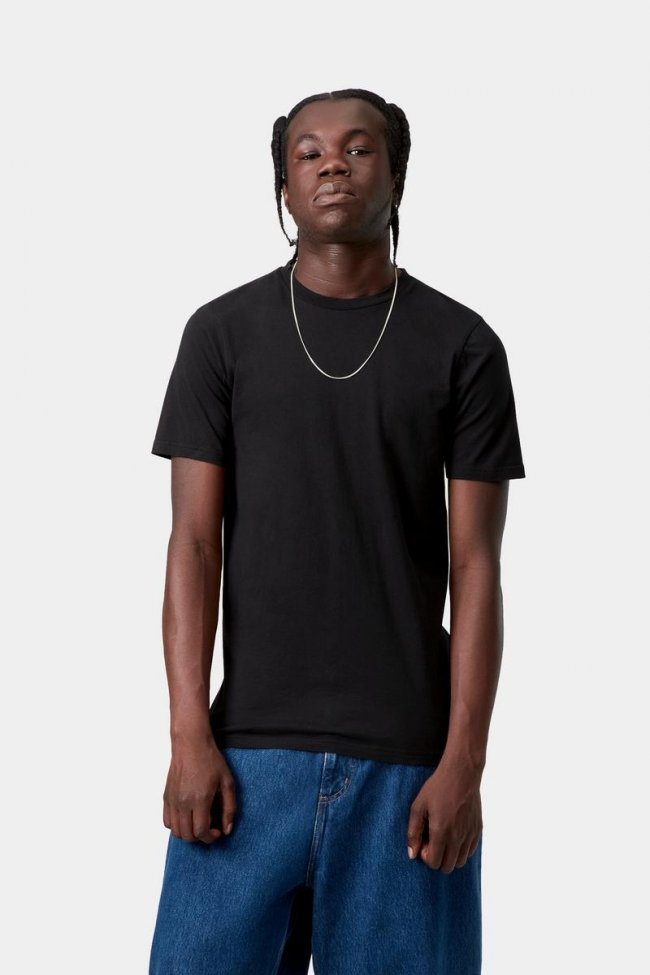Carhartt Standard Crew Neck T-Shirt - Black + Black Carhartt Standard Crew Neck T-Shirt - Black + Black