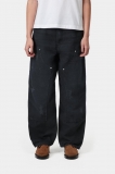 Carhartt Brandon Double Knee Pant - Black, Grind wash