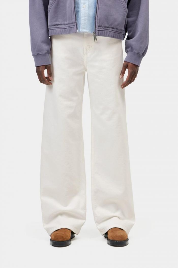 Carhartt Jane Pant - White, Rinsed