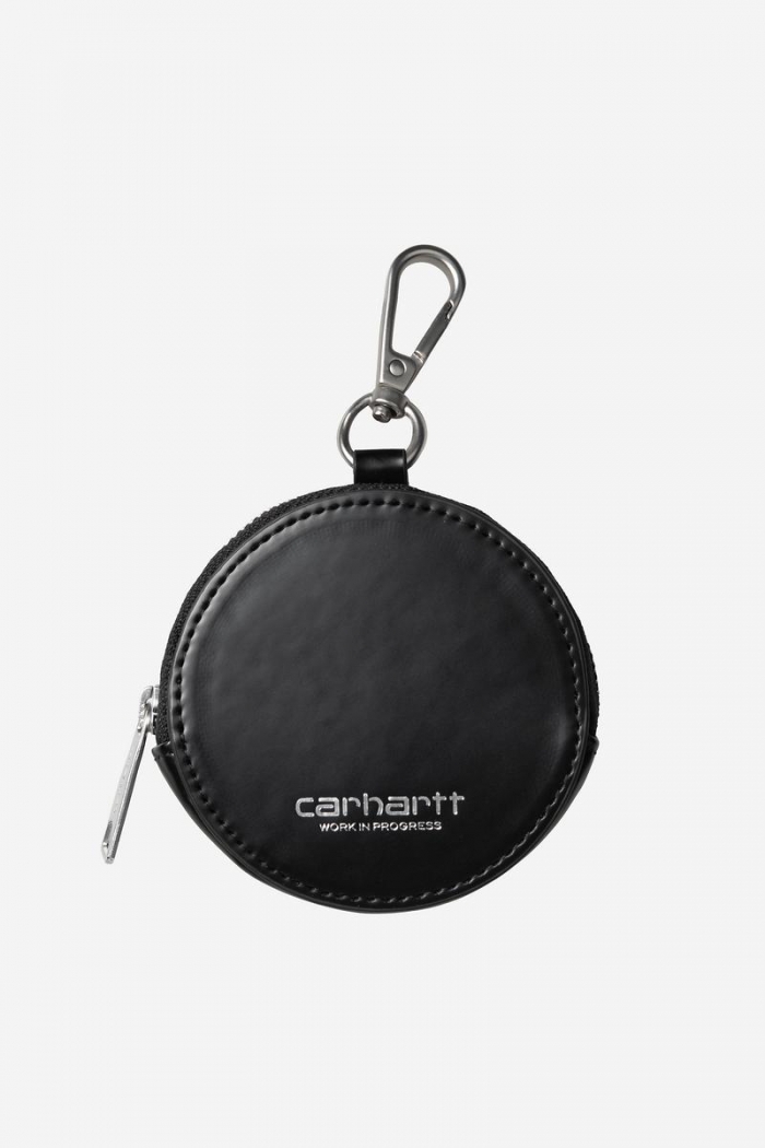 Carhartt Script Coin Wallet - Black / Silver