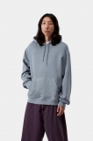 Carhartt Hooded Torion Sweatshirt - Office Blue, Grind wash Carhartt Hooded Torion Sweatshirt - Office Blue, Grind wash