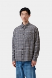Carhartt L/S Todrick Shirt - Todrick Houndstooth, Icesheet Carhartt L/S Todrick Shirt - Todrick Houndstooth, Icesheet