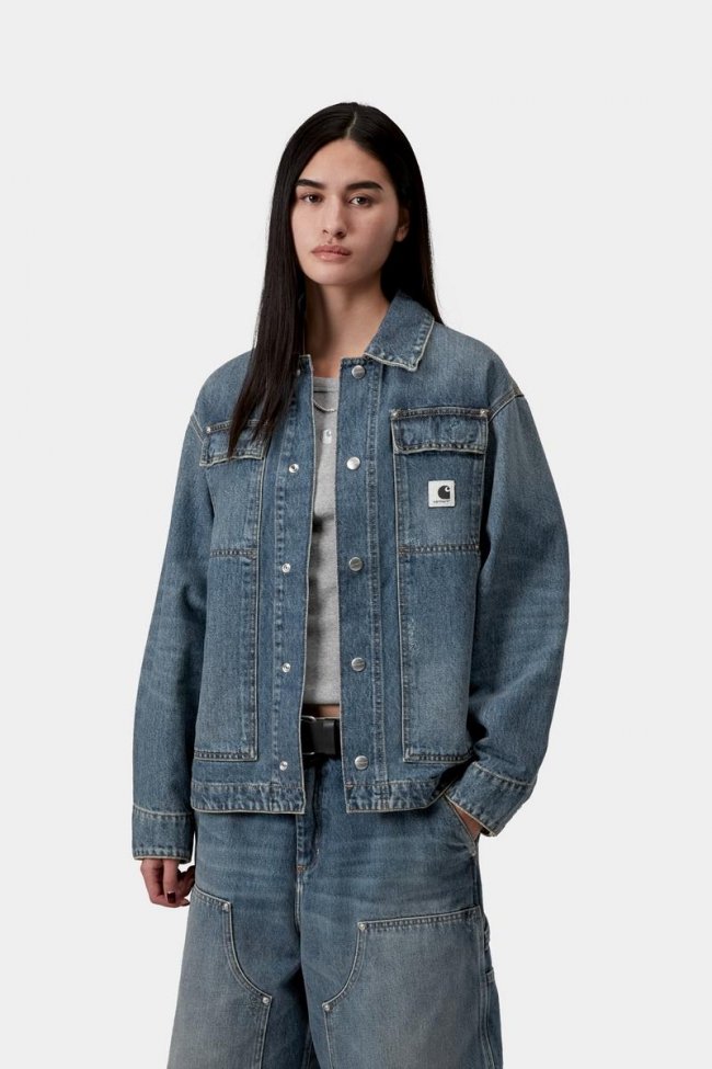 Carhartt OG Arctic Jacket - Blue, Grind wash Carhartt OG Arctic Jacket - Blue, Grind wash