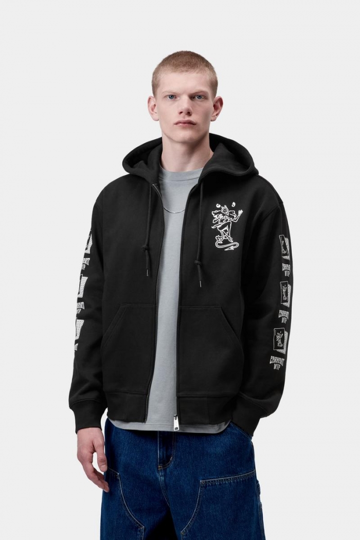 Carhartt Hooded Playing Cards Jacket - Black