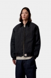 Carhartt OG Santa Fe Jacket - Black / Black, Stone canvas
