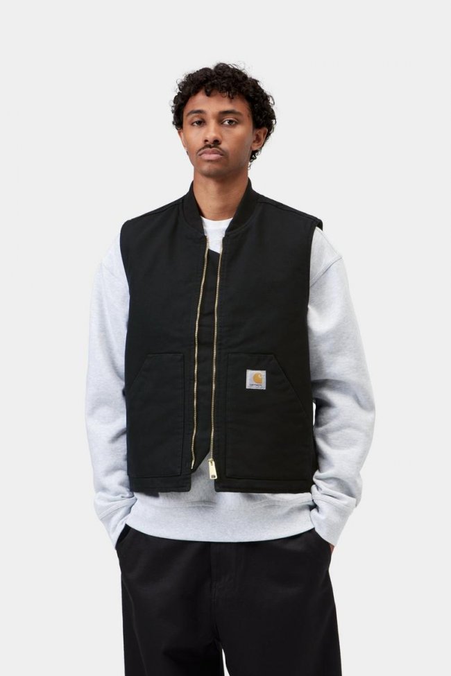 Carhartt Classic Vest - Black, Rinsed Carhartt Classic Vest - Black, Rinsed
