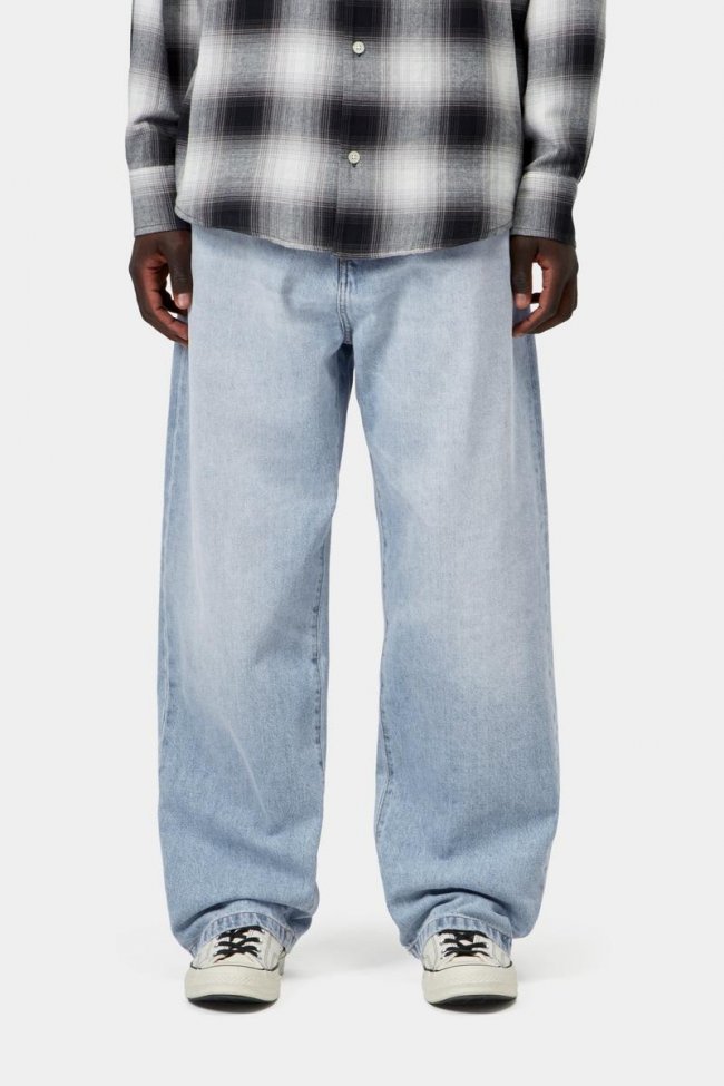Carhartt Landon Pant - Blue, Heavy worn bleached