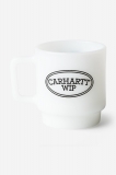 Carhartt Hugging Cats Glass Mug - White