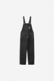 Carhartt Bib Overall Straight - Black, Stone washed