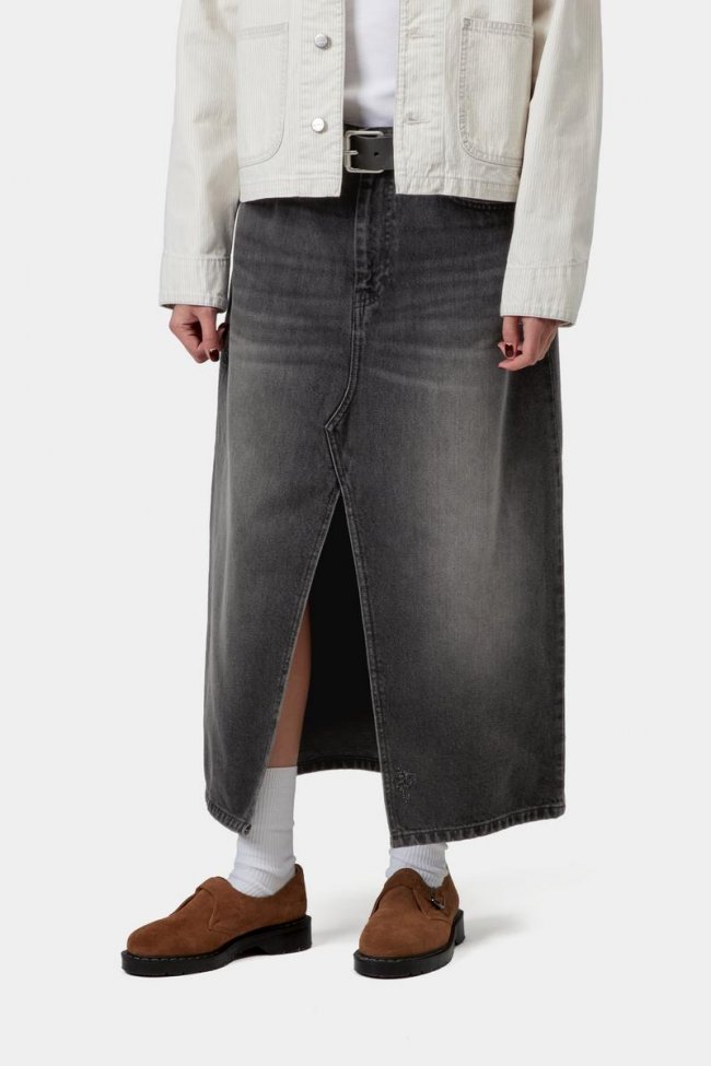 Carhartt Brandon Skirt - Black, Grind wash Carhartt Brandon Skirt - Black, Grind wash