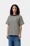 Carhartt S/S Essy T-Shirt - Essy Stripe, Black / Wax Carhartt S/S Essy T-Shirt - Essy Stripe, Black / Wax