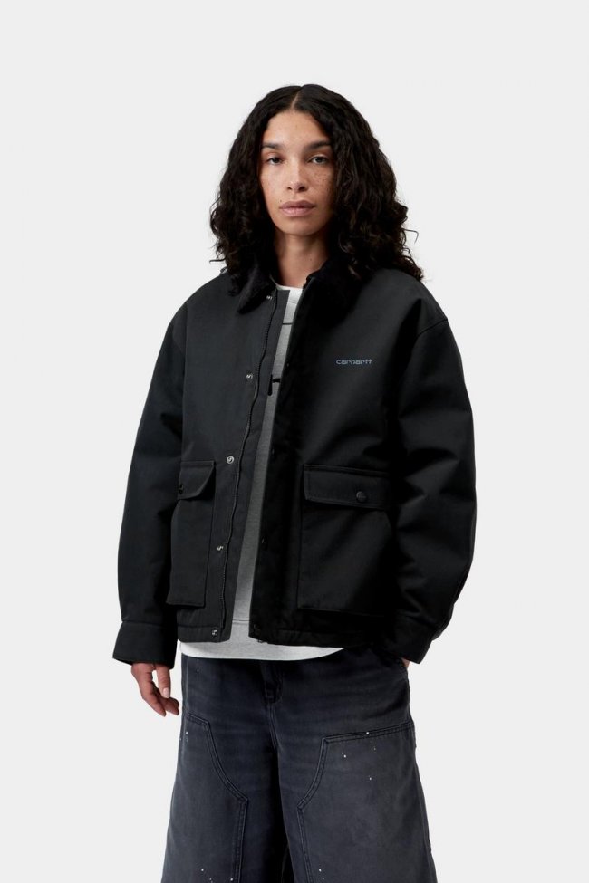 Carhartt Quentin Jacket - Black / Styx