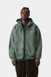 Carhartt Hooded Vista Jacket - Dark Scarab, Garment dyed