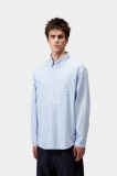 Carhartt L/S Cassel Shirt - Cassel Stripe, Bleach / White Carhartt L/S Cassel Shirt - Cassel Stripe, Bleach / White