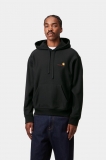 Carhartt Hooded American Script Sweatshirt - Black Carhartt Hooded American Script Sweatshirt - Black