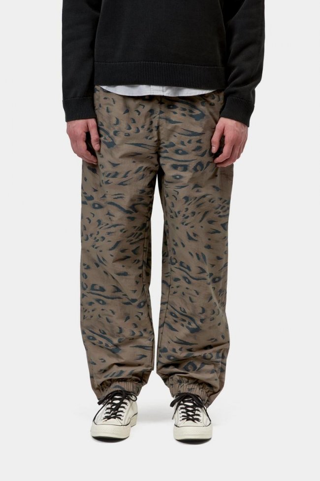 Carhartt Travon Pant - Duck Feather Print, Cypress / Black Carhartt Travon Pant - Duck Feather Print, Cypress / Black