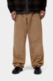 Carhartt Double Knee Pant - WIP H Brown, Stone canvas Carhartt Double Knee Pant - WIP H Brown, Stone canvas