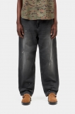 Carhartt OG Single Knee Pant - Black, Destroy wash, splatter Carhartt OG Single Knee Pant - Black, Destroy wash, splatter