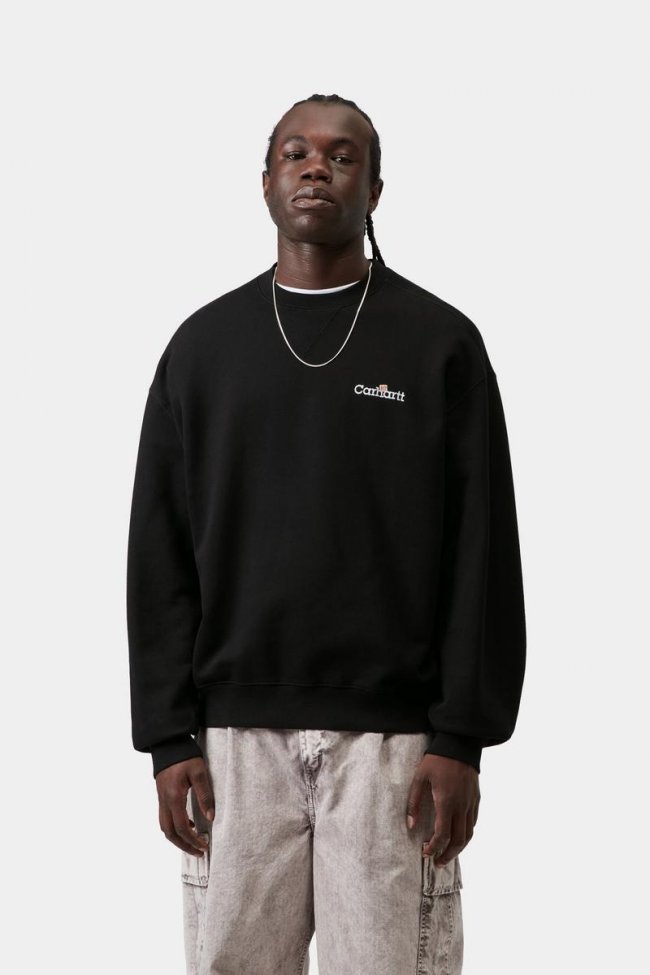 Carhartt WIP Label Sweatshirt - Black Carhartt WIP Label Sweatshirt - Black