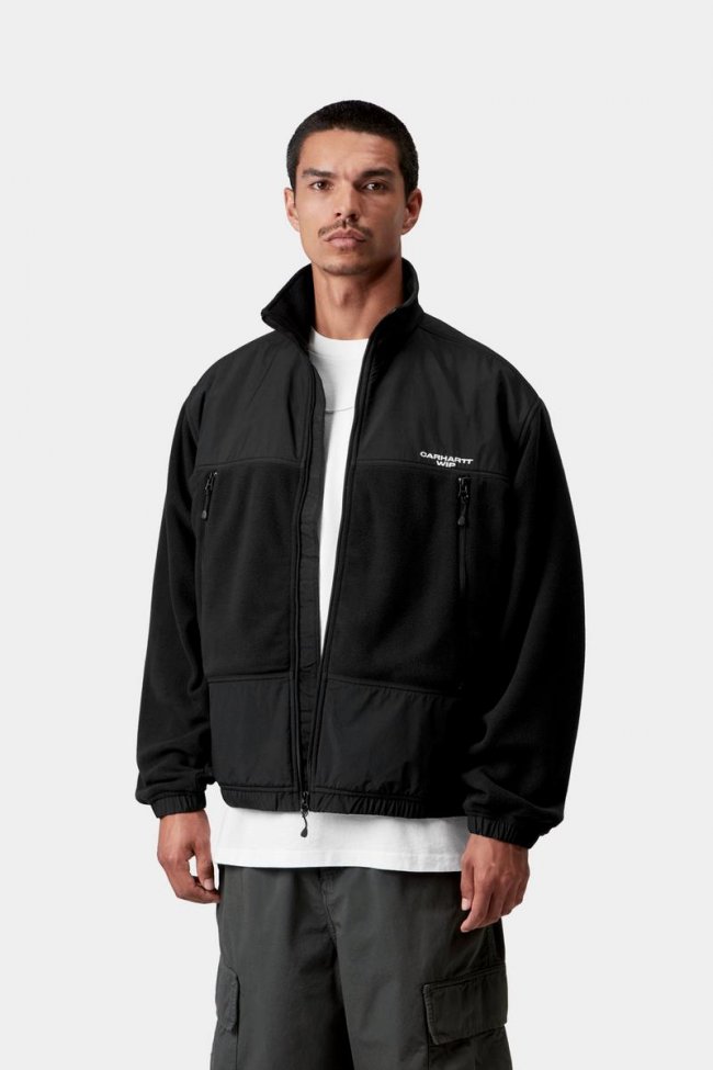 Carhartt Edmore Sweat Jacket - Black / White