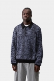 Carhartt L/S Snake Polo - Snake Camo Jacquard, Velvet Blue Carhartt L/S Snake Polo - Snake Camo Jacquard, Velvet Blue