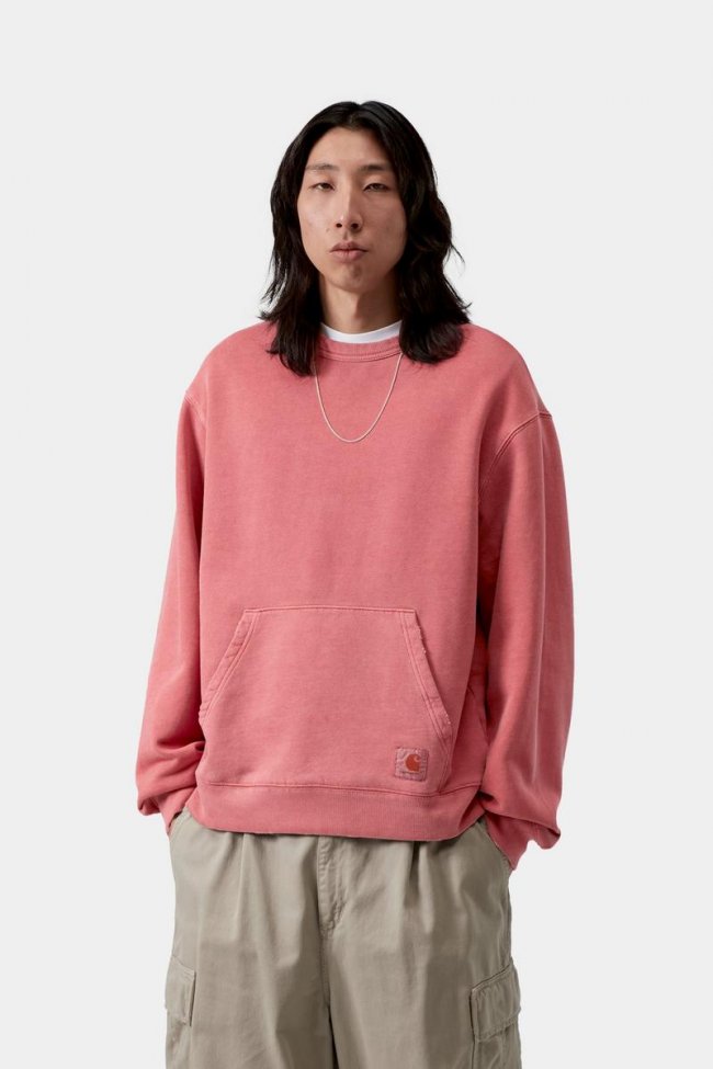 Carhartt Torion Sweatshirt - Marsala, Grind wash Carhartt Torion Sweatshirt - Marsala, Grind wash