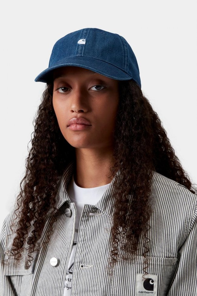 Carhartt Lucas Cap - Blue, Stone washed