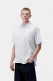 Carhartt S/S Keene Shirt - Keene Stripe, White Carhartt S/S Keene Shirt - Keene Stripe, White