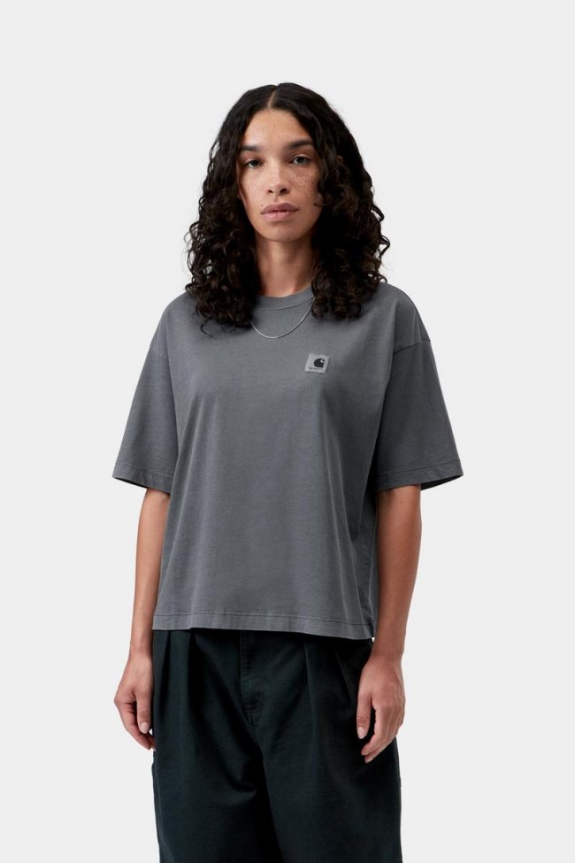 Carhartt S/S Nelson T-Shirt - Styx, Garment dyed Carhartt S/S Nelson T-Shirt - Styx, Garment dyed