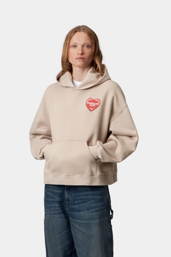 Carhartt Hooded Hartt Case Sweatshirt - Fleur De Sel