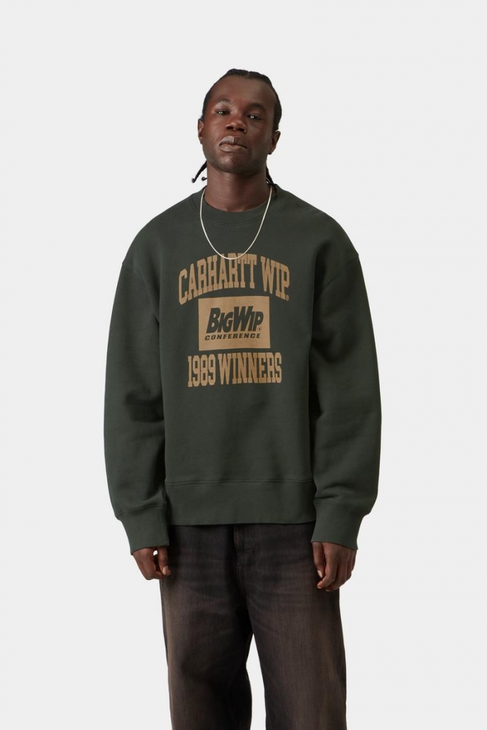 Carhartt 1989 Winners Sweatshirt - Raven, Heavy stone wash