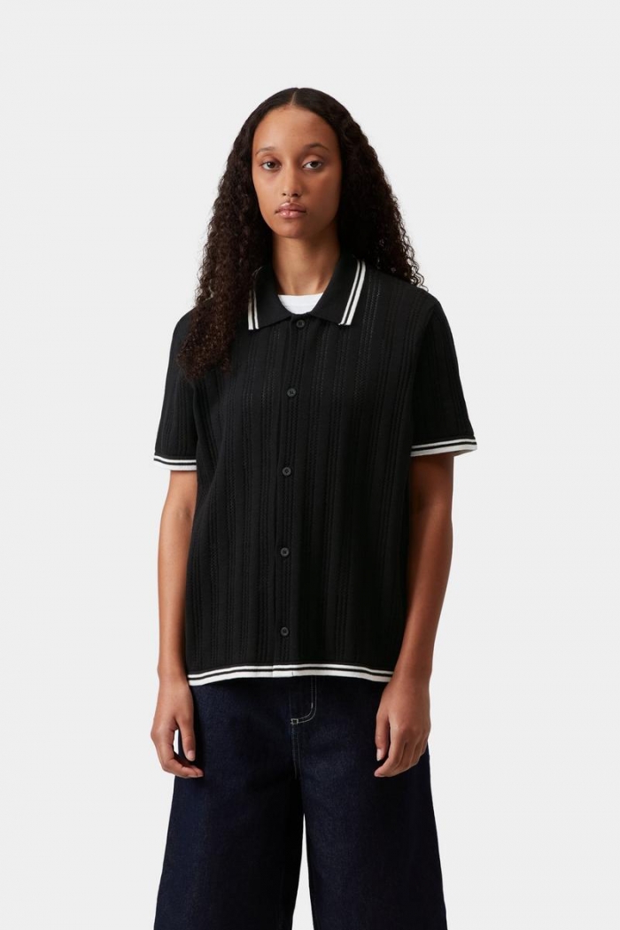 Carhartt W’ S/S Ramsey Knit Shirt - Black