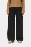 Carhartt Jens Pant - Black, Stone washed