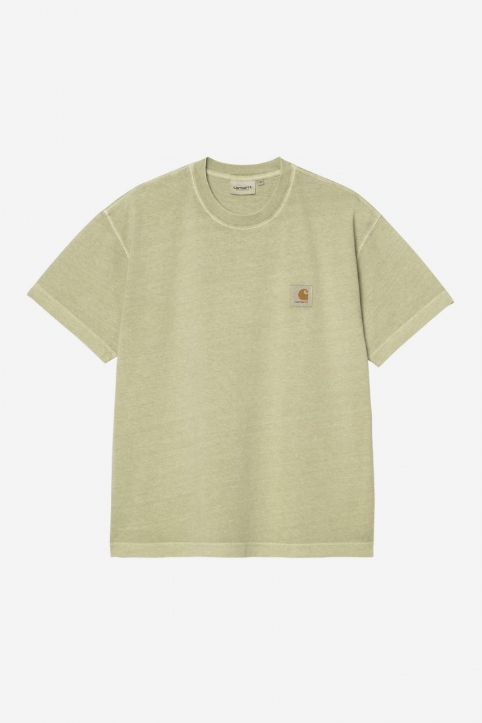 Carhartt S/S Nelson T-Shirt - Gentle Green, Garment dyed