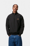 Carhartt Half Zip American Script Sweatshirt - Black Carhartt Half Zip American Script Sweatshirt - Black