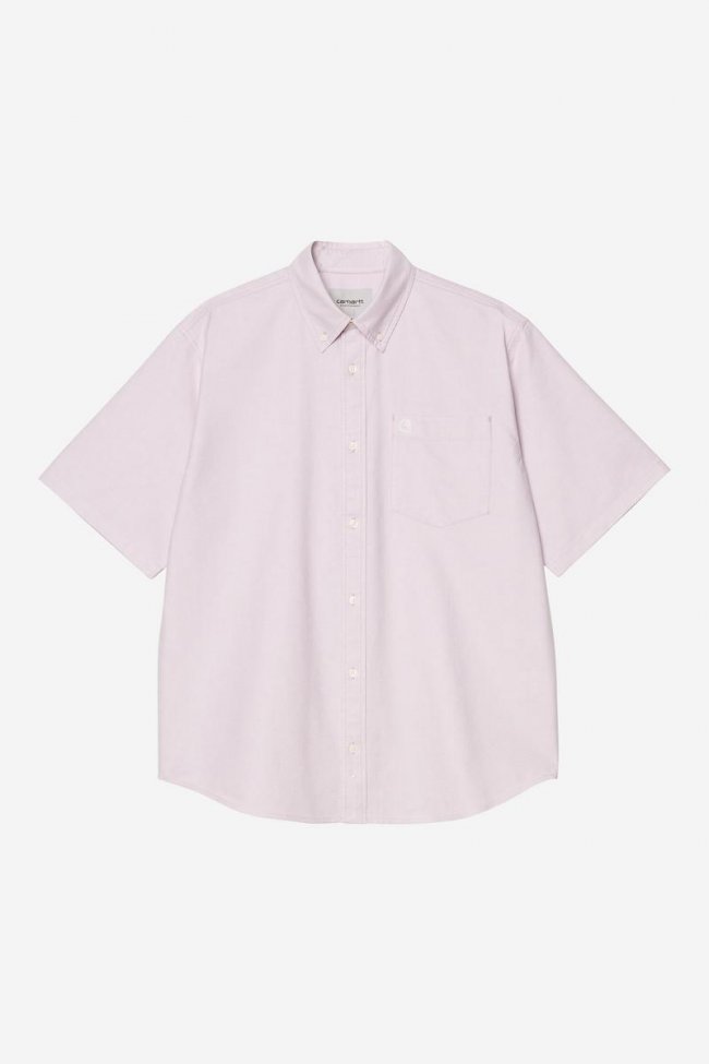 Carhartt S/S Braxton Shirt - Gentle Purple / Wax