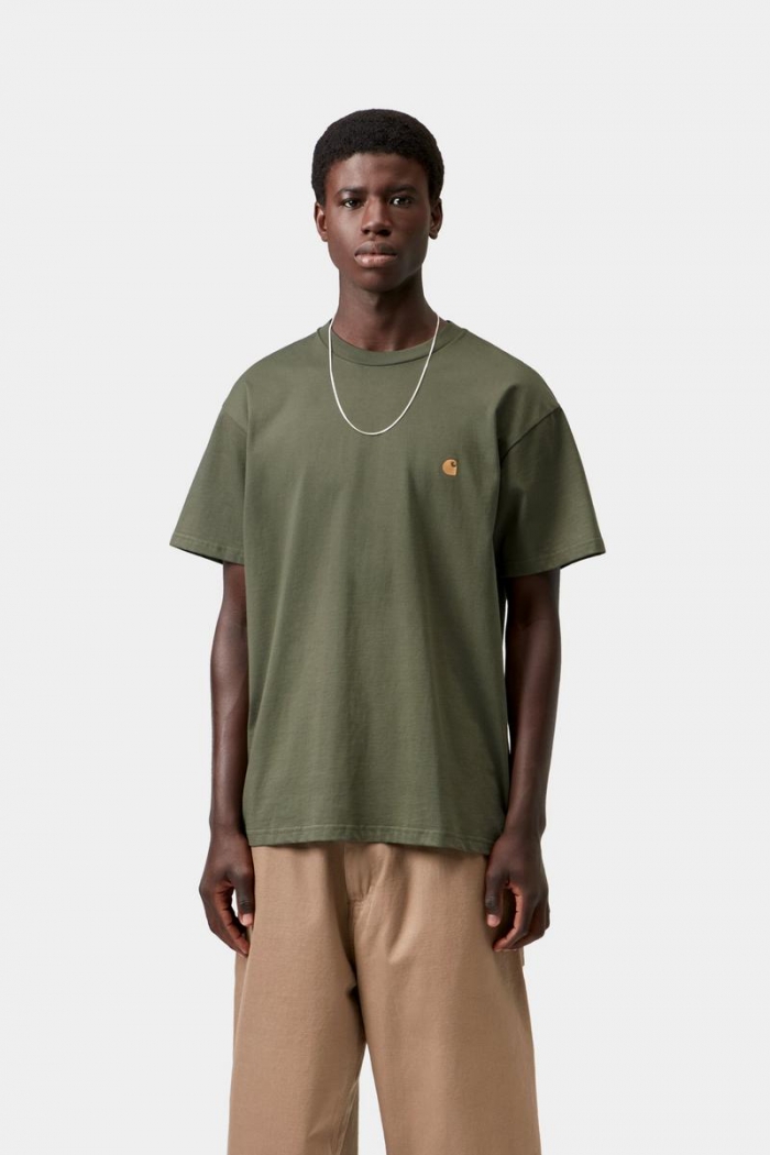 Carhartt S/S Chase T-Shirt - Leaf / Gold