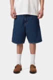 Carhartt Single Knee Short - Blue, Stone washed