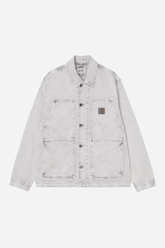 Carhartt OG Double Front Jacket - Black, Chalk wash