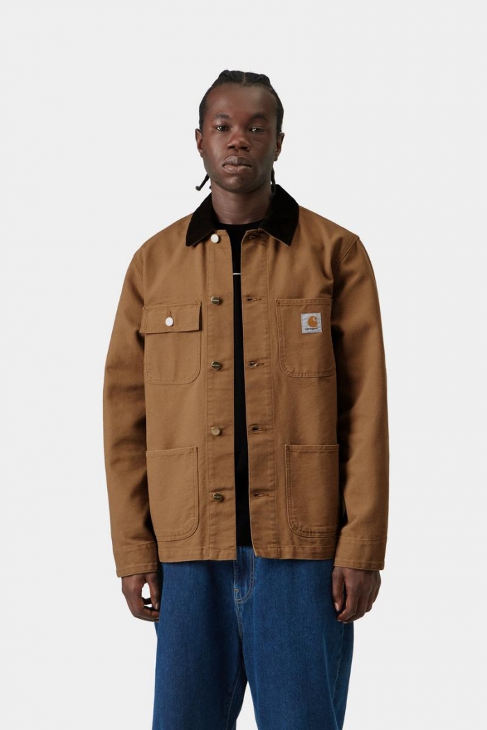 Carhartt Michigan Coat (Summer) - Hamilton Brown / Tobacco, Rinsed