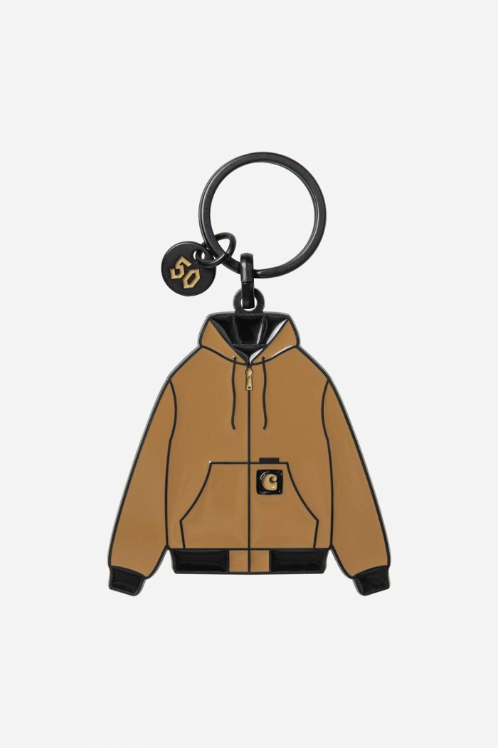 Carhartt OG Active Jacket 50th Anniversary Edition Keychain - Hamilton Brown