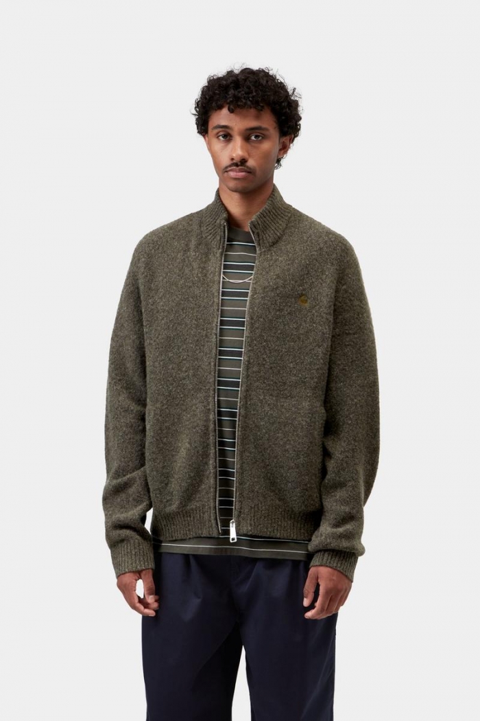 Carhartt Curtis Sweater Jacket - Tangled Shungite