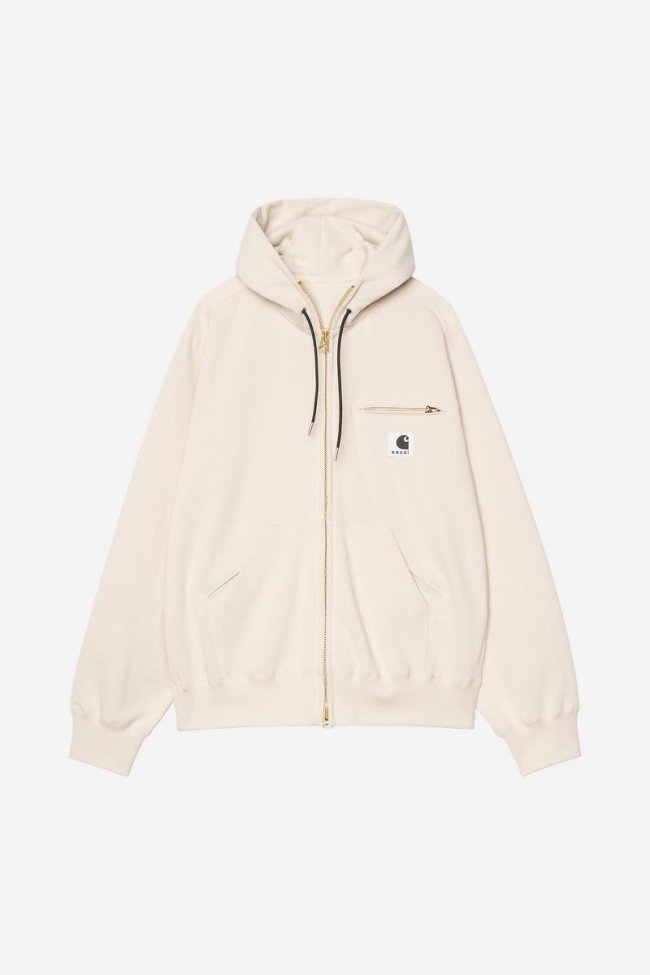 Carhartt sacai x Carhartt WIP Cotton Jersey Hoodie - Sacai Ivory Carhartt sacai x Carhartt WIP Cotton Jersey Hoodie - Sacai Ivory