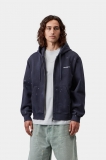 Carhartt Hooded Painter Jacket - Dark Navy, Destroy wash, splatter Carhartt Hooded Painter Jacket - Dark Navy, Destroy wash, splatter