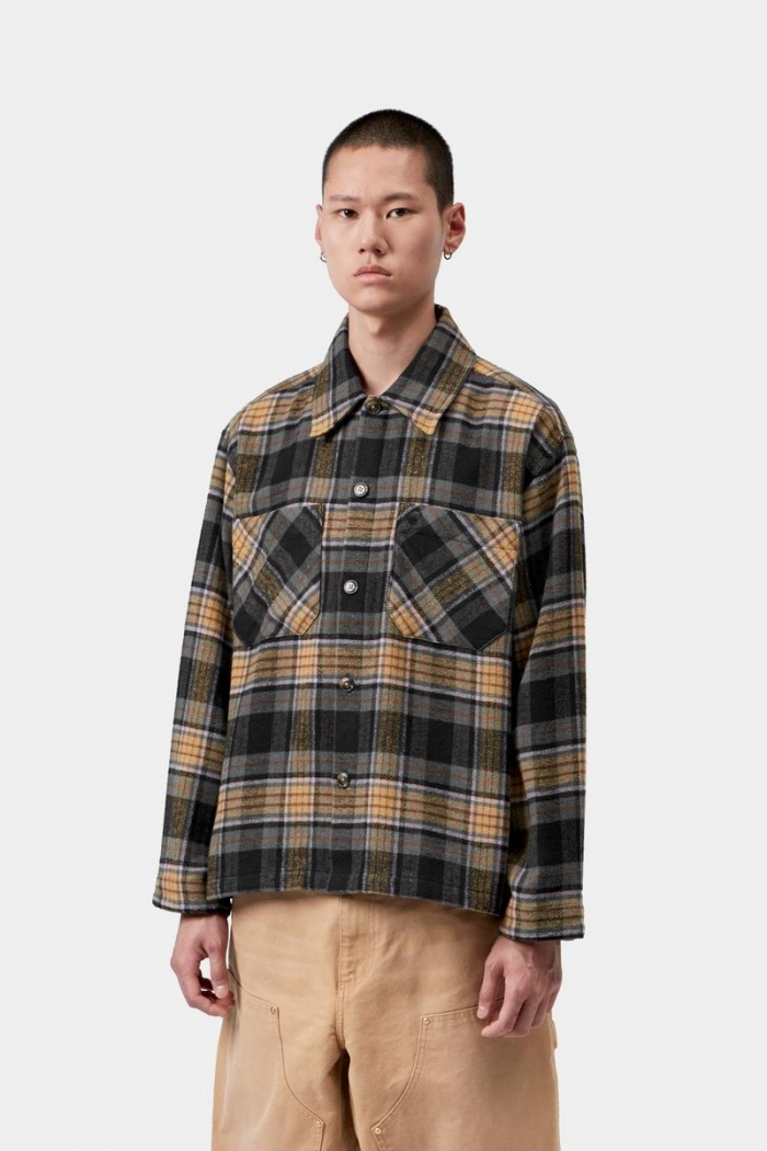 Carhartt L/S Parson Shirt - Parson Check, WIP Dusty H