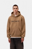 Carhartt Hooded Carhartt Sweatshirt - WIP H Brown / Black Carhartt Hooded Carhartt Sweatshirt - WIP H Brown / Black